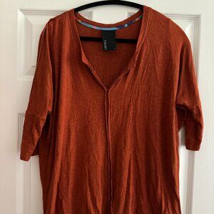 Anthropologie Dolan of Left Coast Brown Jersey Top in size small